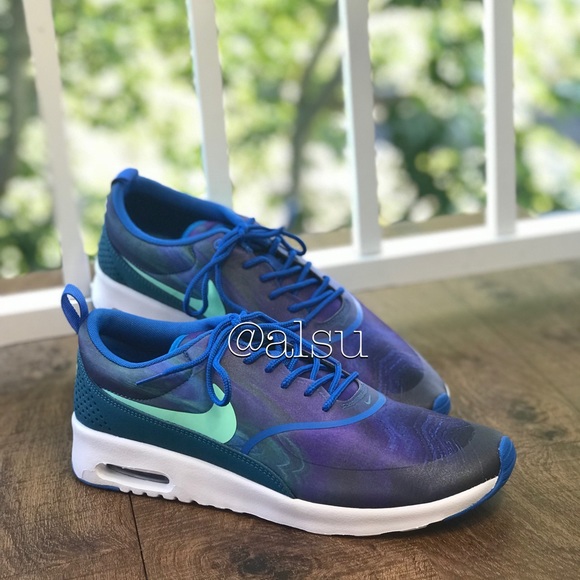 Nike Shoes - NWT Nike Air Max Thea Print Blue WMNS